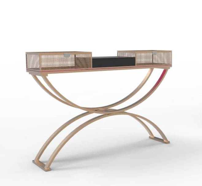 Esprit coiffeuse console haute - Desinvolte-design